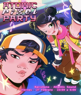 Anime Party Barcelona - Atomic Pixel Party