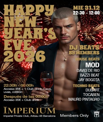 IMPERIUM - Happy New Year's Eve 2026 en Barcelona