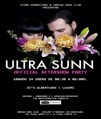 ULTRA SUNN Official Aftershow Party en Barcelona