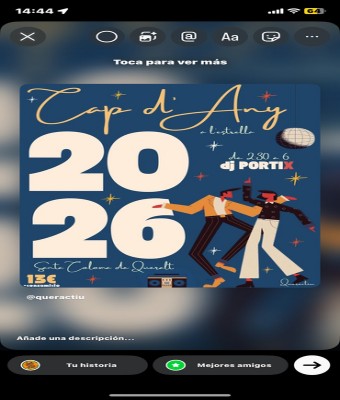 FESTA DE CAP D’ANY 2026 en Tarragona
