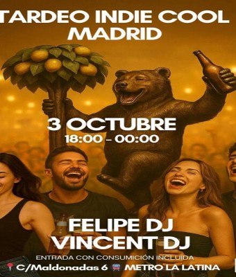 Tardeo Indie Cool Madrid: Felipe DJ, Vincent DJ