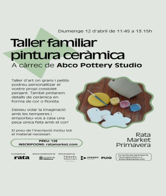 Taller Rata Market Primavera: Pintura ceràmica en Balears, Illes