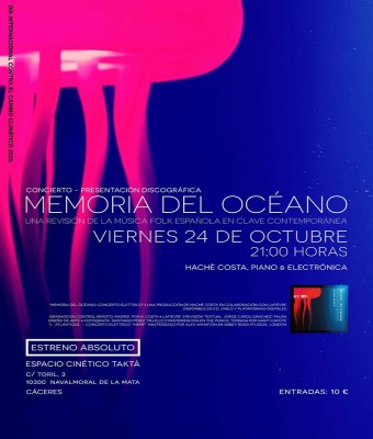 MEMORIA DEL OCÉANO. 24 oct. en Cáceres