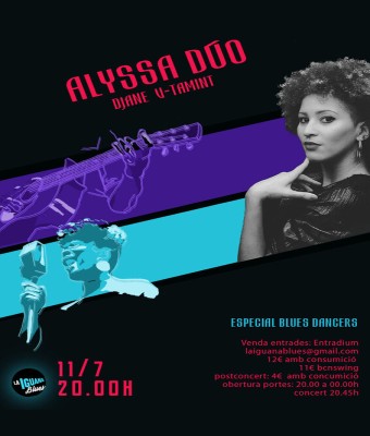 Blues a La Iguana: Alyssa dúo en Barcelona