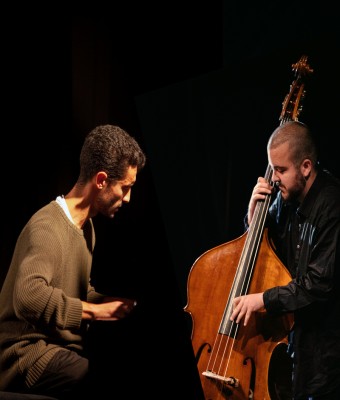 Vicente Marín y Manuel Luque en Barcelona