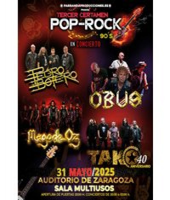 Tercer Certamen Pop Rock en Zaragoza - Auditorio de Zaragoza