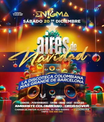 ENIGMA · AIRES DE NAVIDAD en Barcelona