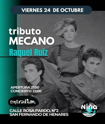 Tributo a Mecano - Raquel Ruiz en Madrid