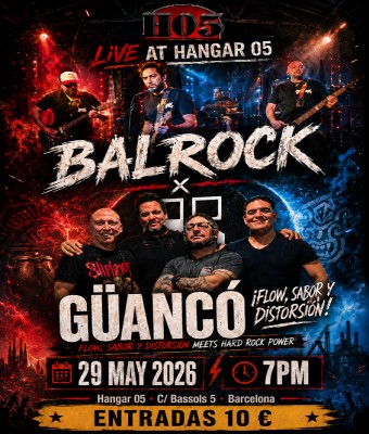 Balrock x Güanco Power Rock, Flow Sabor y Distorsion  en Barcelona