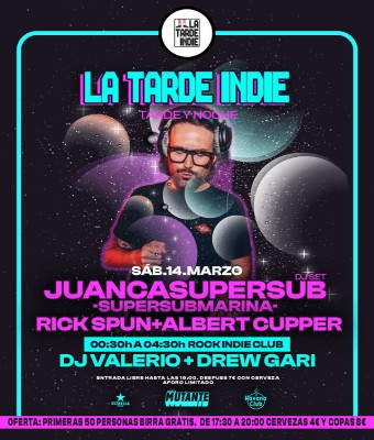 LA TARDE INDIE JUANCAR SUPERSUBMARINA  en Balears, Illes
