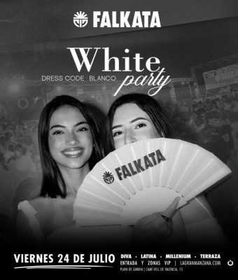 FALKATA X WITHE PARTY -  24  DE  JULIO  - VIERNES en Valencia