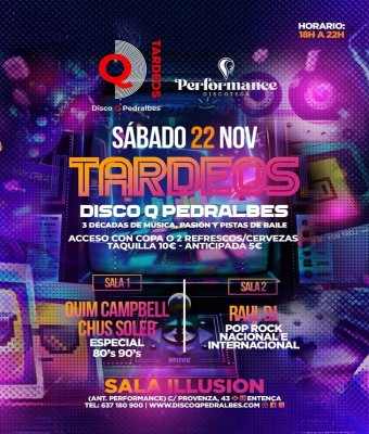 ACCESO  CONSUMICIÓN TARDEO 22 NOVIEMBRE  en Barcelona