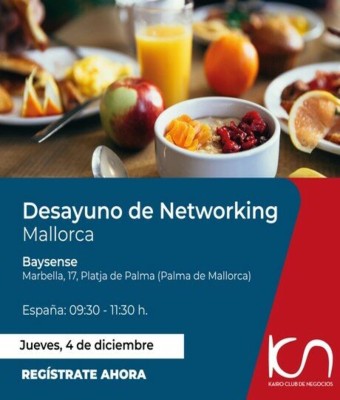 DESAYUNO + NETWORKING EMPRESARIAL DE NAVIDAD MALLORCA en Balears, Illes