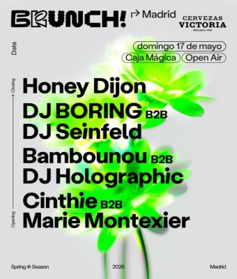 Brunch Electronik Madrid 17.05 - Honey Dijon