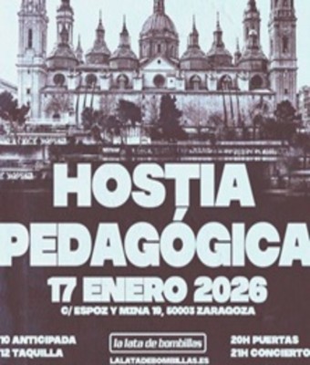 HOSTIA PEDAGÓGICA en concierto en ZARAGOZA