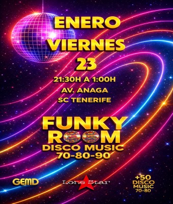 Funky Room  Disco Music 70-80, edición especial  en Santa Cruz de Tenerife