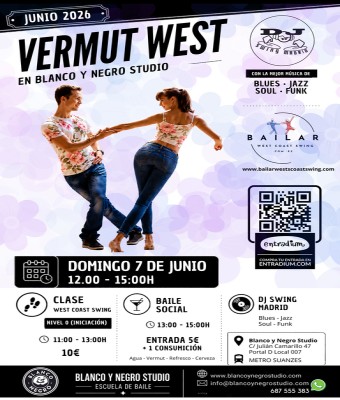 Nuevo Vermut West 7 de Junio. Blanco y Negro Studio en Madrid