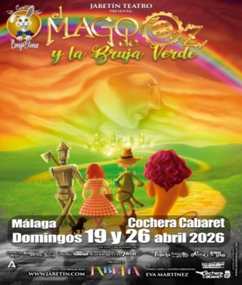 JABETÍN TEATRO "EL MAGO DE OZ Y LA BRUJA VERDE" en Málaga