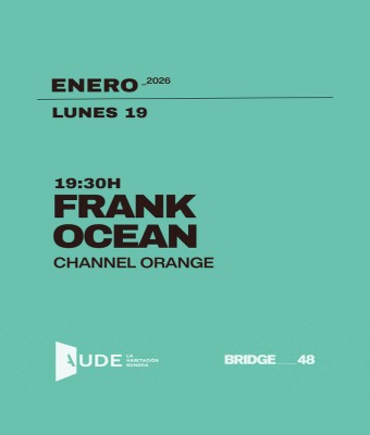 Frank Ocean, channel ORANGE · Listening Session en Barcelona