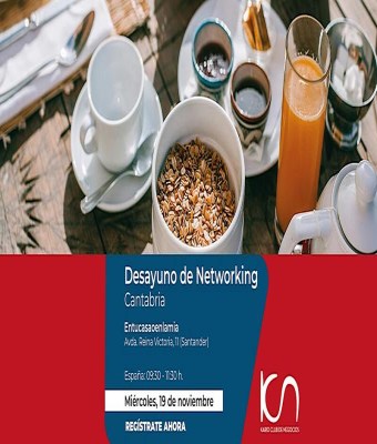 KCN Desayuno de Networking Cantabria - 19 de noviembre en Santander
