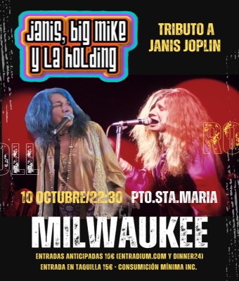 Tributo a Janis Joplin - Janis, Big Mike y la Holding en Cádiz