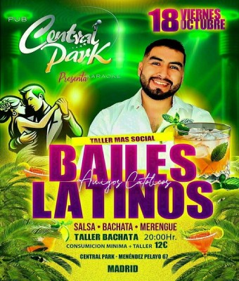 Taller de Baile Salón - Latino - Nic@s y Amigos Católicos Sab 07/03 en Madrid