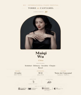 Maiqi Wu. XII International Piano Festival Torre de Canyamel  en Balears, Illes