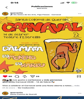 FESTA DE CARNAVAL 2026 en Tarragona