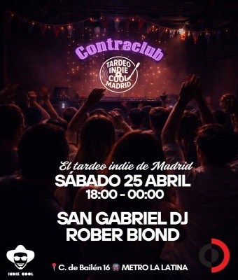 Tardeo Indie Cool Madrid en Sala ContraClub