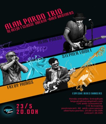 Blues a La Iguana: Alan Pardo Trio en Barcelona