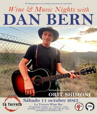 Wine and Music nights with Dan Bern en Valencia/València