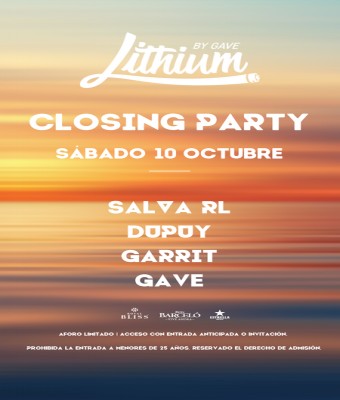 Lithium Closing Party Can Gavella en Balears, Illes