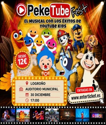 PEKE TUBE FEST - LOGROÑO en La Rioja