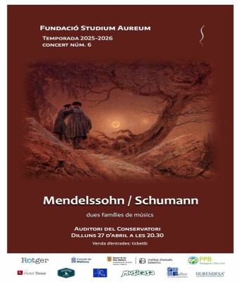 Fundació Studium Aureum, concert nº6, Dues famílies de músics, F. Mendelssohn i C. Schumann en Balears, Illes