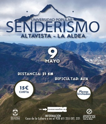 SENDERISMO ALTAVISTA - LA ALDEA en Gran Canaria