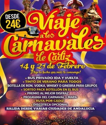 21 FEBRERO - CARNAVALES de Cádiz 2026