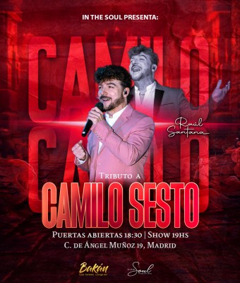 CAMILO SESTO - TRIBUTO CON RAÚL SANTANA en Madrid