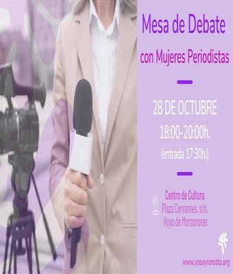 Mesa Debate de Mujeres Periodistas en Hoyo de Manzanares