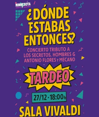 Tributo a Hombres G, Mecano, Antonio Flores y Rosario en Barcelona