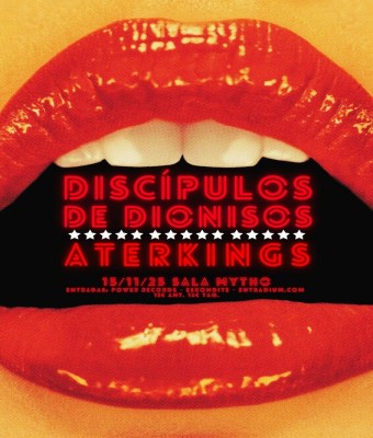 DISCIPULOS DE DIONISOS  ATERKINGS en la SALA MYTHO en Bizkaia