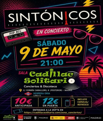 Sintónicos - Tributo Pop-Rock en Madrid
