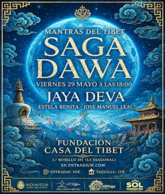SAGA DAWA -  Mantras del Tibet con Jaya Deva en Barcelona