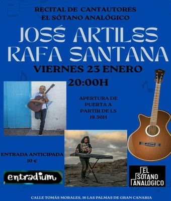 José Artiles y Rafa Santana  en Palmas, Las