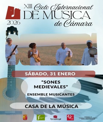 CICLO DE MÚSICA DE CÁMARA 2026 - Sábado, 31 enero "SONES MEDIEVALES" en Jaén