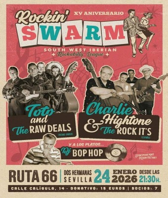 XV ANIVERSARIO ROCKIN SWARM en Sevilla