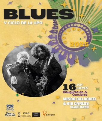 V CICLO BLUES UPO - Concierto MINGO BALAGUER & KID CARLOS BLUES BAND en Sevilla