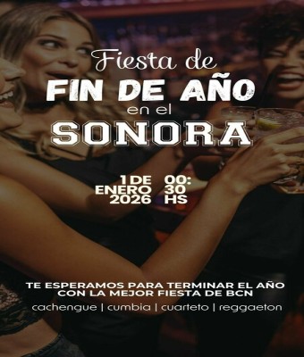 SONORA FIESTA DE FIN DE AÑO!!!  en Barcelona