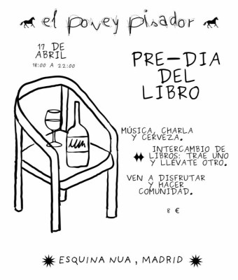 Pre-día del libro x Esquina nua en Madrid