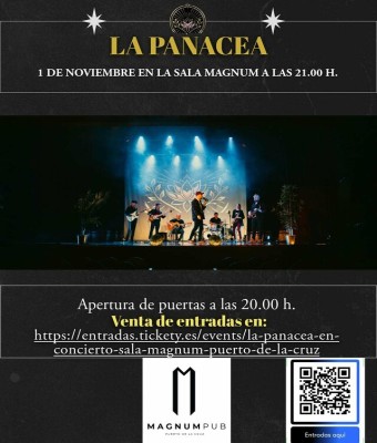 LA PANACEA, en la Sala Magnum (Puerto de la Cruz) en Santa Cruz de Tenerife