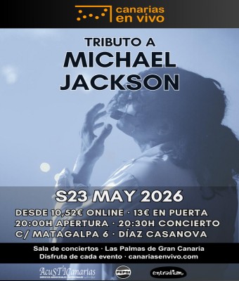TRIBUTO A MICHAEL JACKSON EN CANARIAS EN VIVO - SHOW EN LAS PALMAS en Palmas, Las